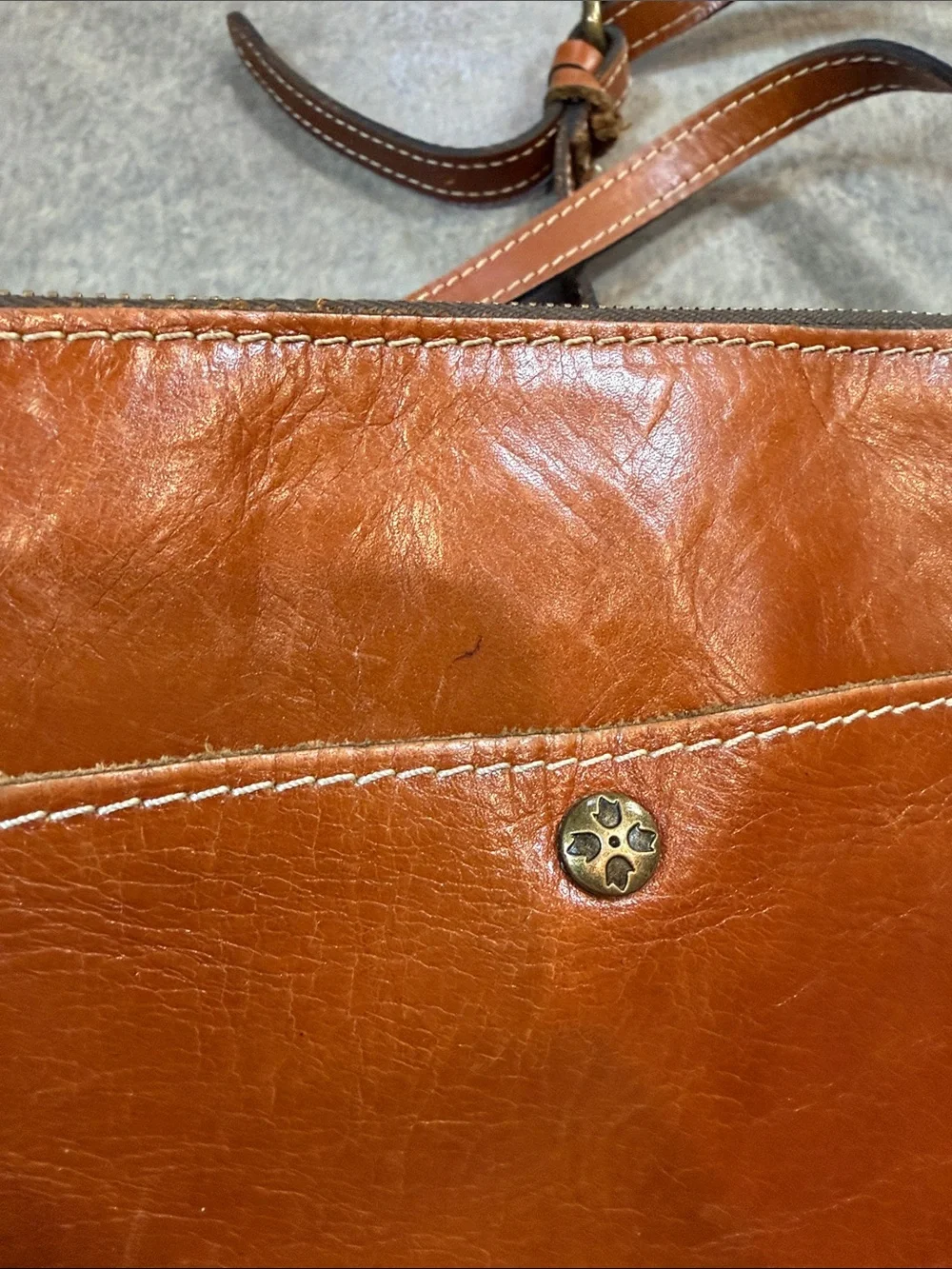 Patricia Nash Avellino Leather Crossbody Purse